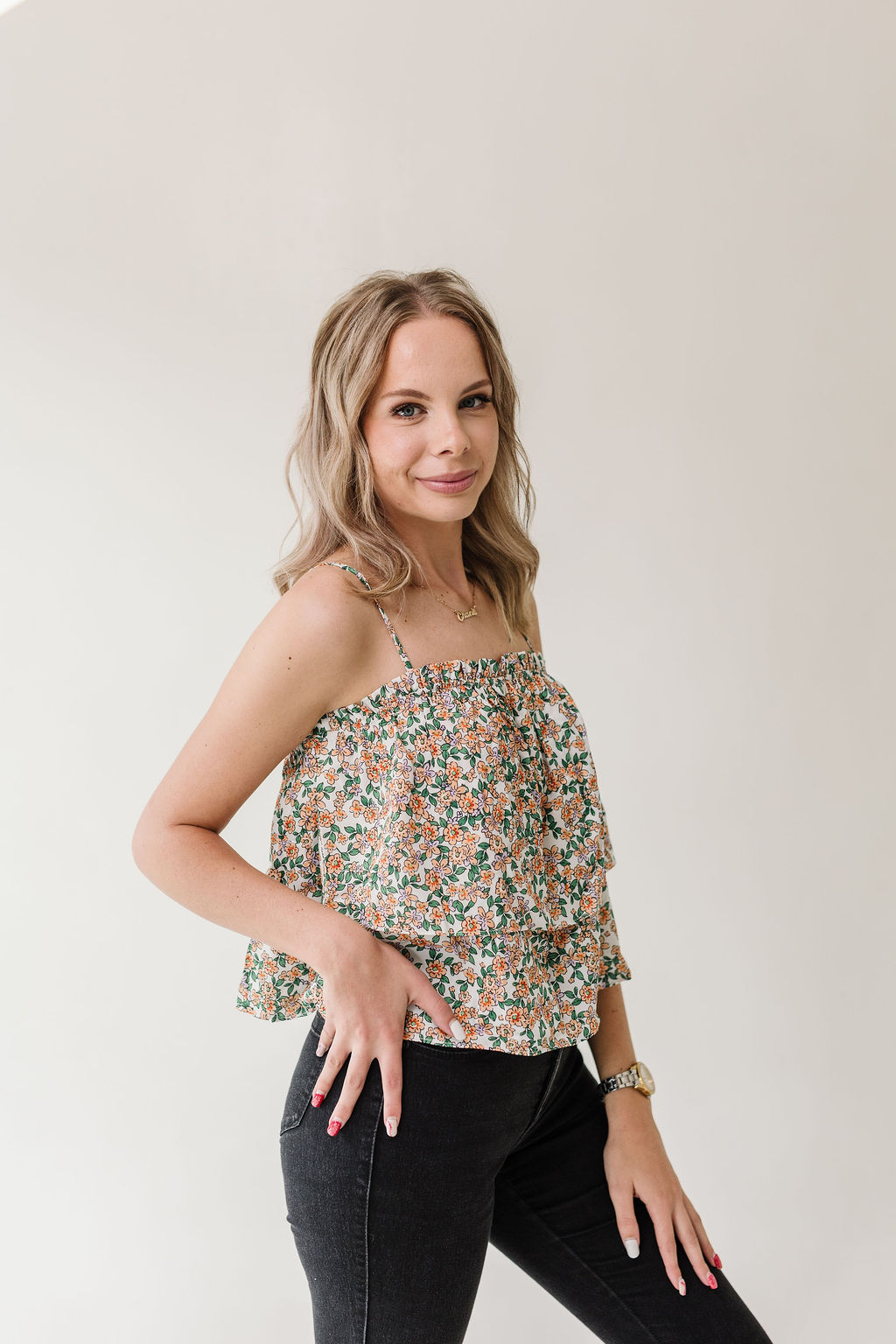 Clara Top Green