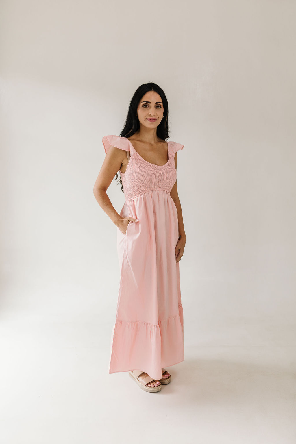 Isabella Maxi Dress Pink